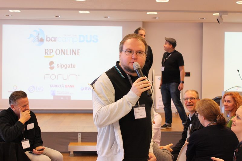 Begrüßung und Vorstellungsrunde (12/21) BarCamp Düsseldorf 2018
