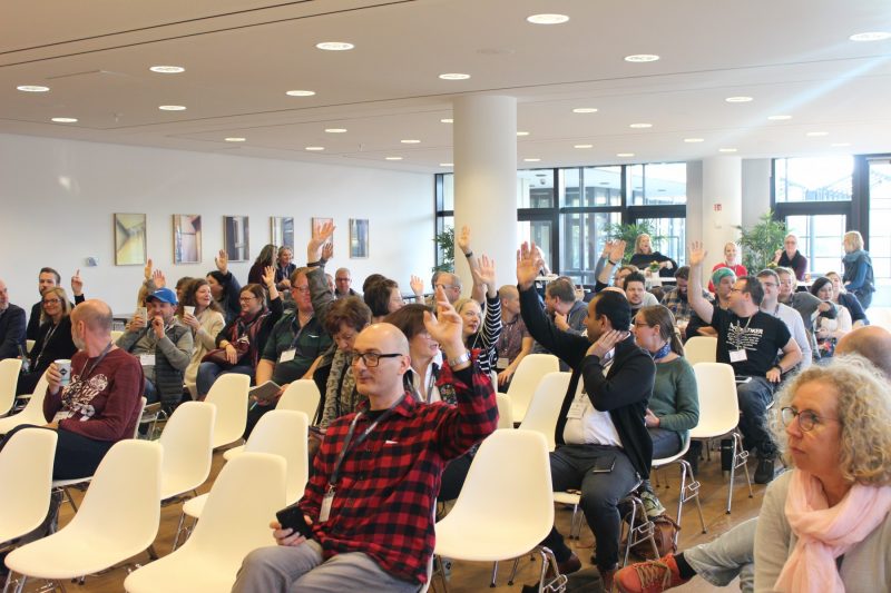 Begrüßung und Vorstellungsrunde (13/21) BarCamp Düsseldorf 2018