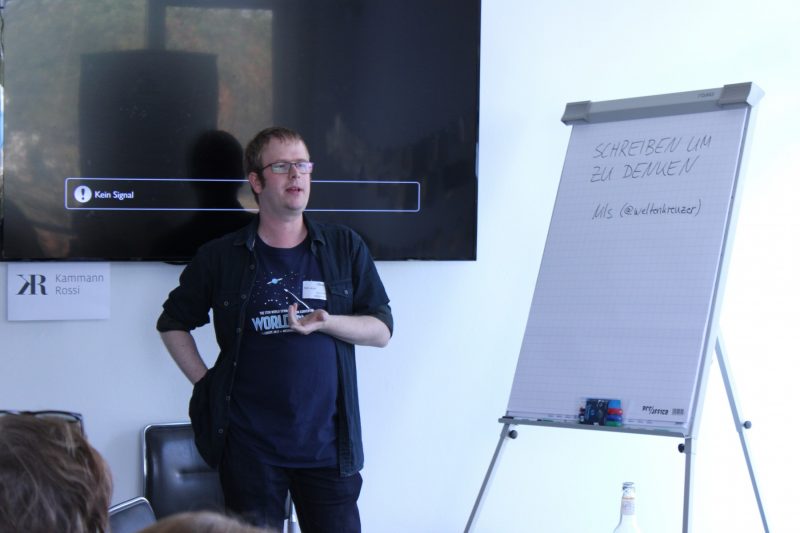 Immer volles Haus im Creativity-Track-Raum von Kammann Rossi (2/6) BarCamp Köln 2018